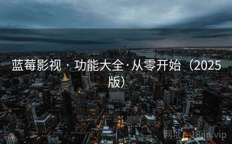 蓝莓影视 · 功能大全·从零开始(2025版)